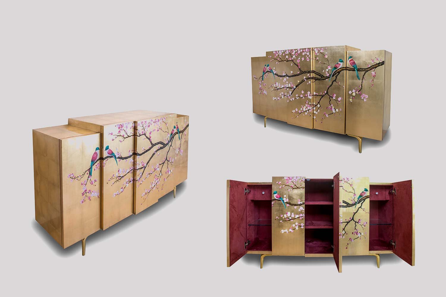 Blossom bar console _ furniture _ shruti sodhi interior designs.