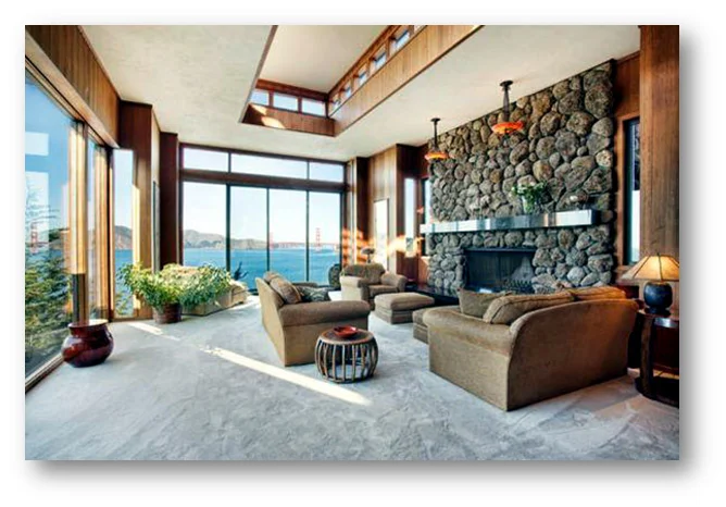 Luxurious living room.