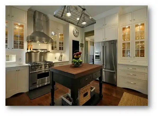 Kitchen interior design.