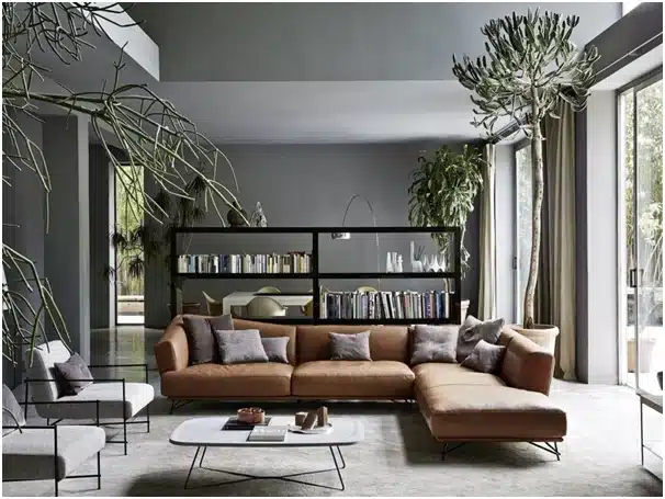 Modernistic living room.
