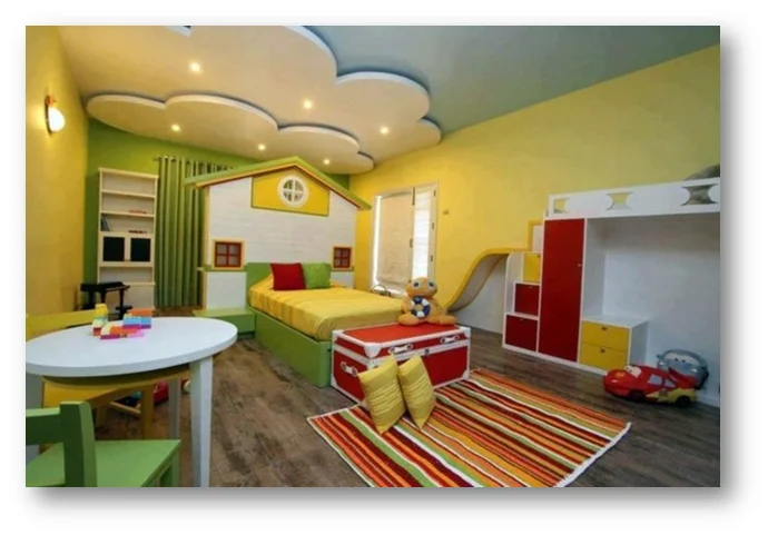 Bedroom for kids.