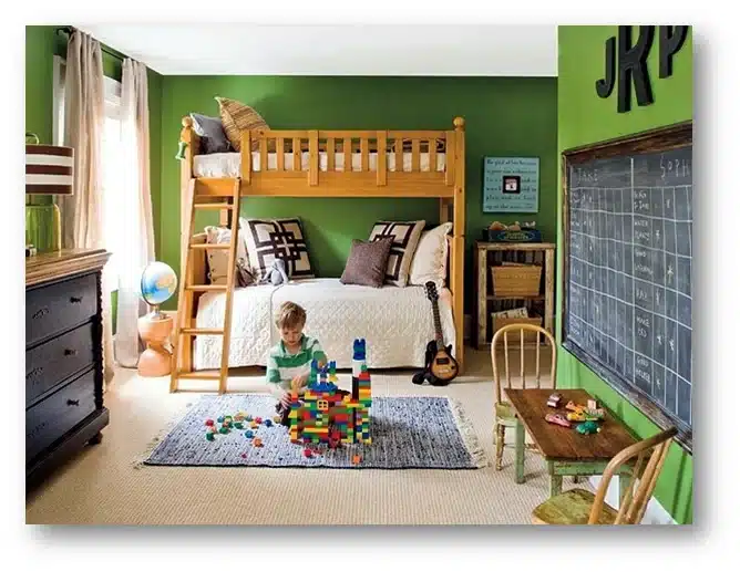Interior design ideas for kids' room.