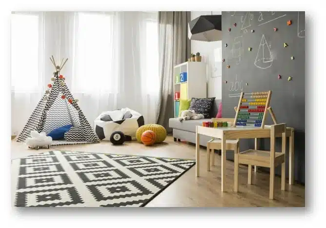 Playroom for kids.