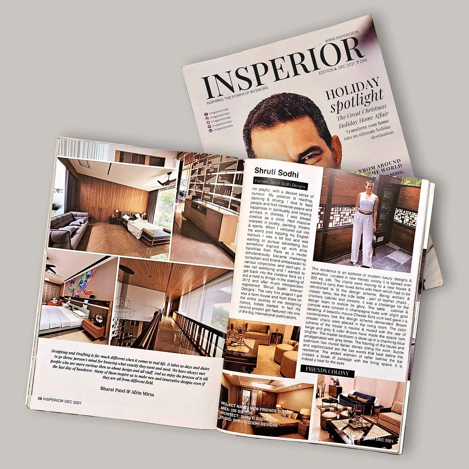 Magazine _ press coverage _ shruti sodhi interior designs.