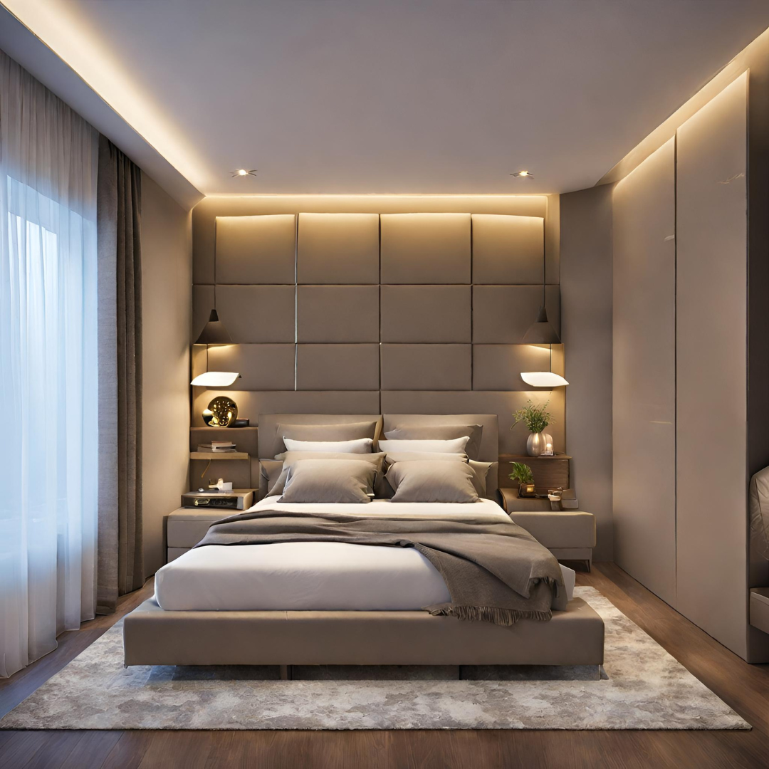luxury master bedroom _ shruti sodhi interior design.
