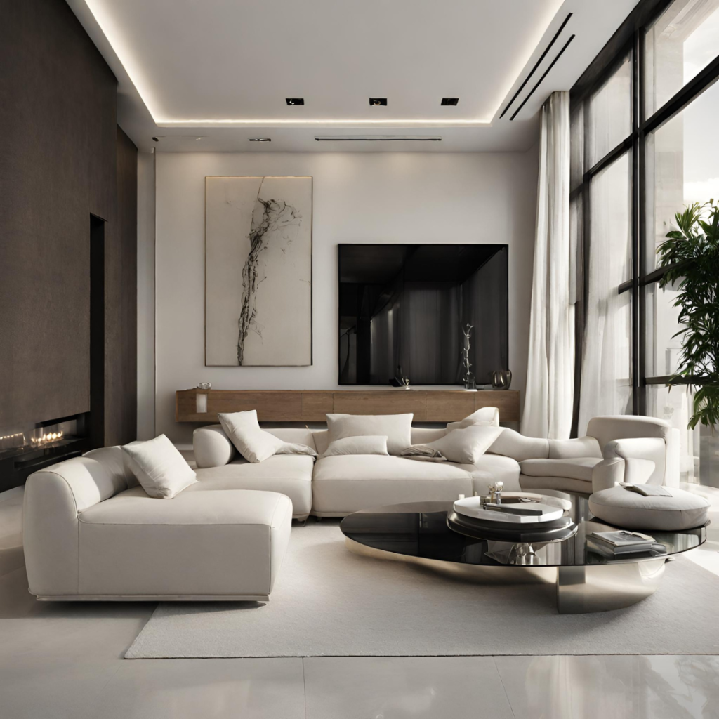 luxury sofa set and a center table _ shruti sodhi interior design.